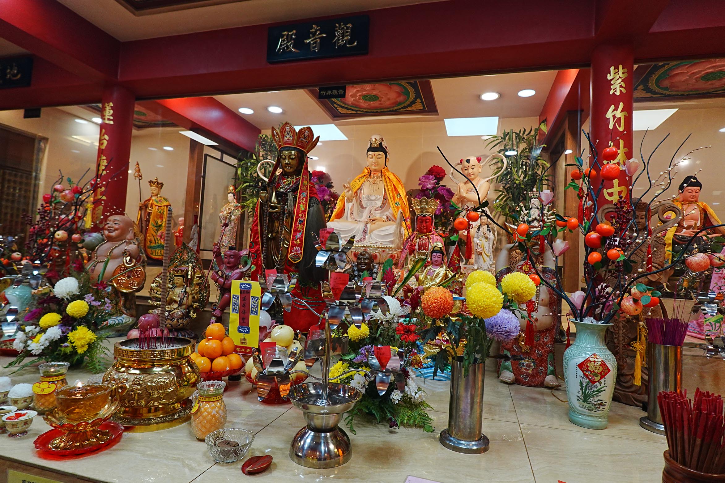 Kuan Yim (Guan Yin) sacred Enlightenment Day anniversary on (19th day of the 6th lunar month) .